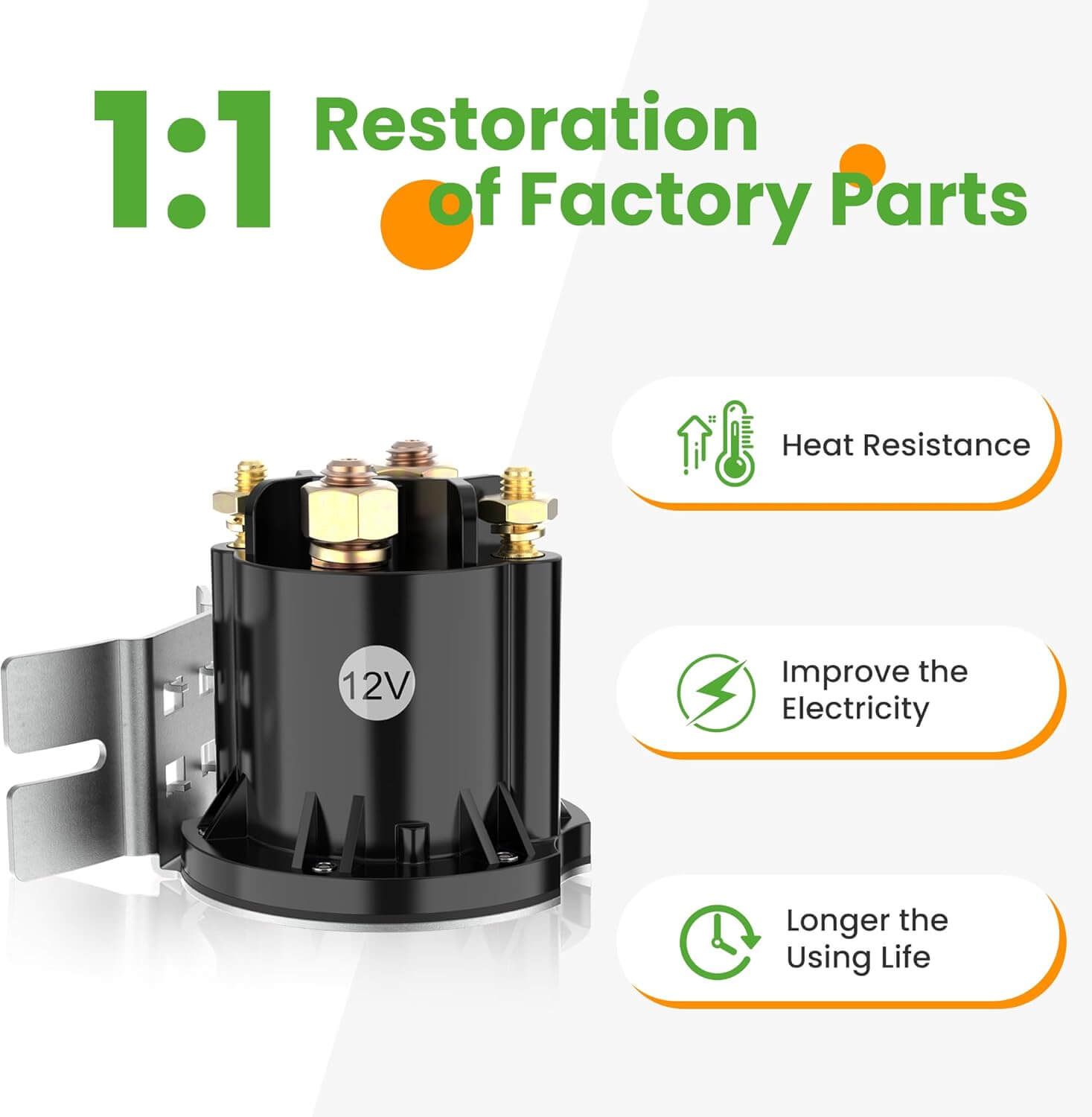 10L0L 12Volt Golf Cart Starter Solenoid Relay