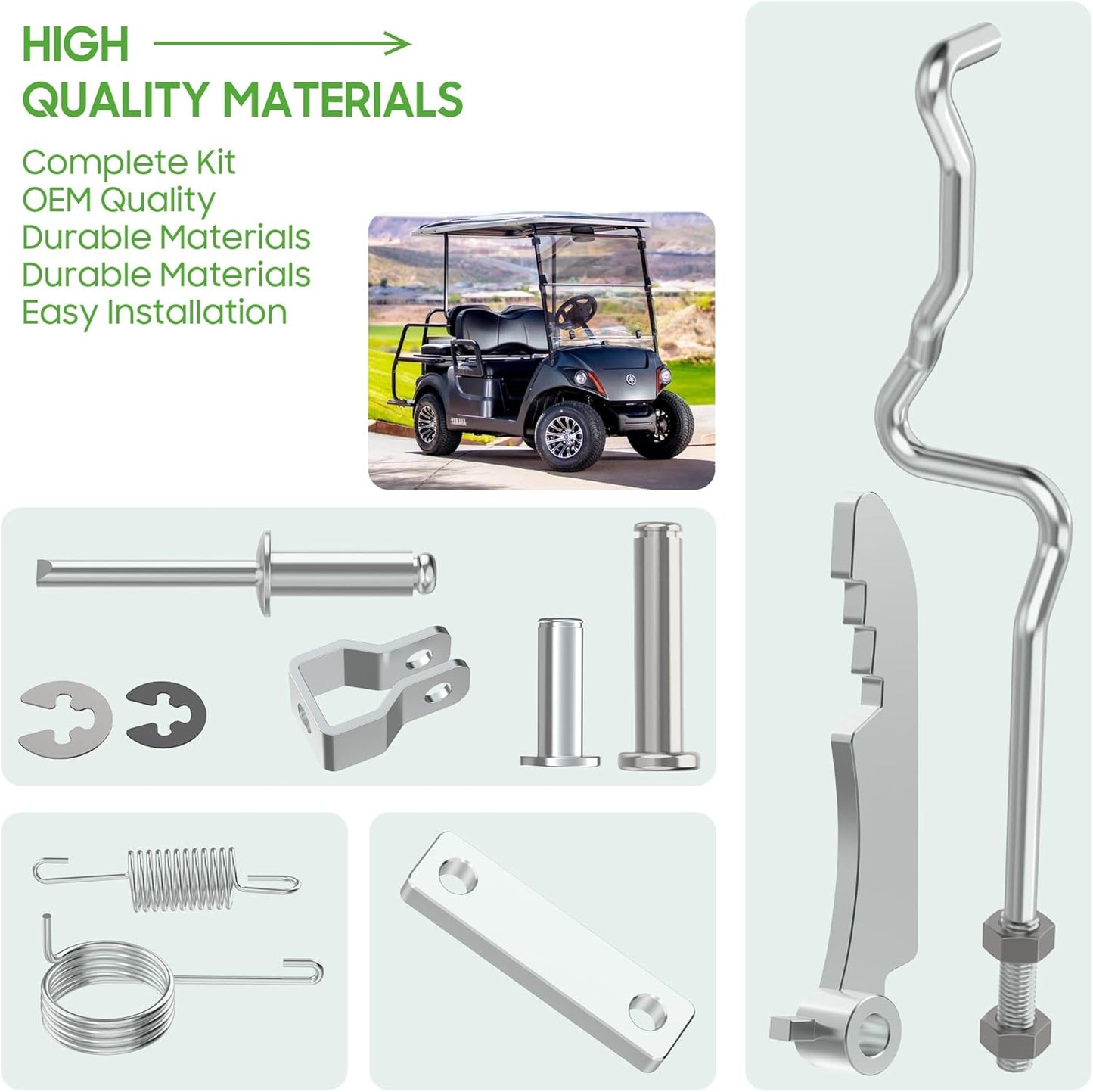 Golf Cart Brake Pedal Park Hook/Hanging Plate Separation Kit