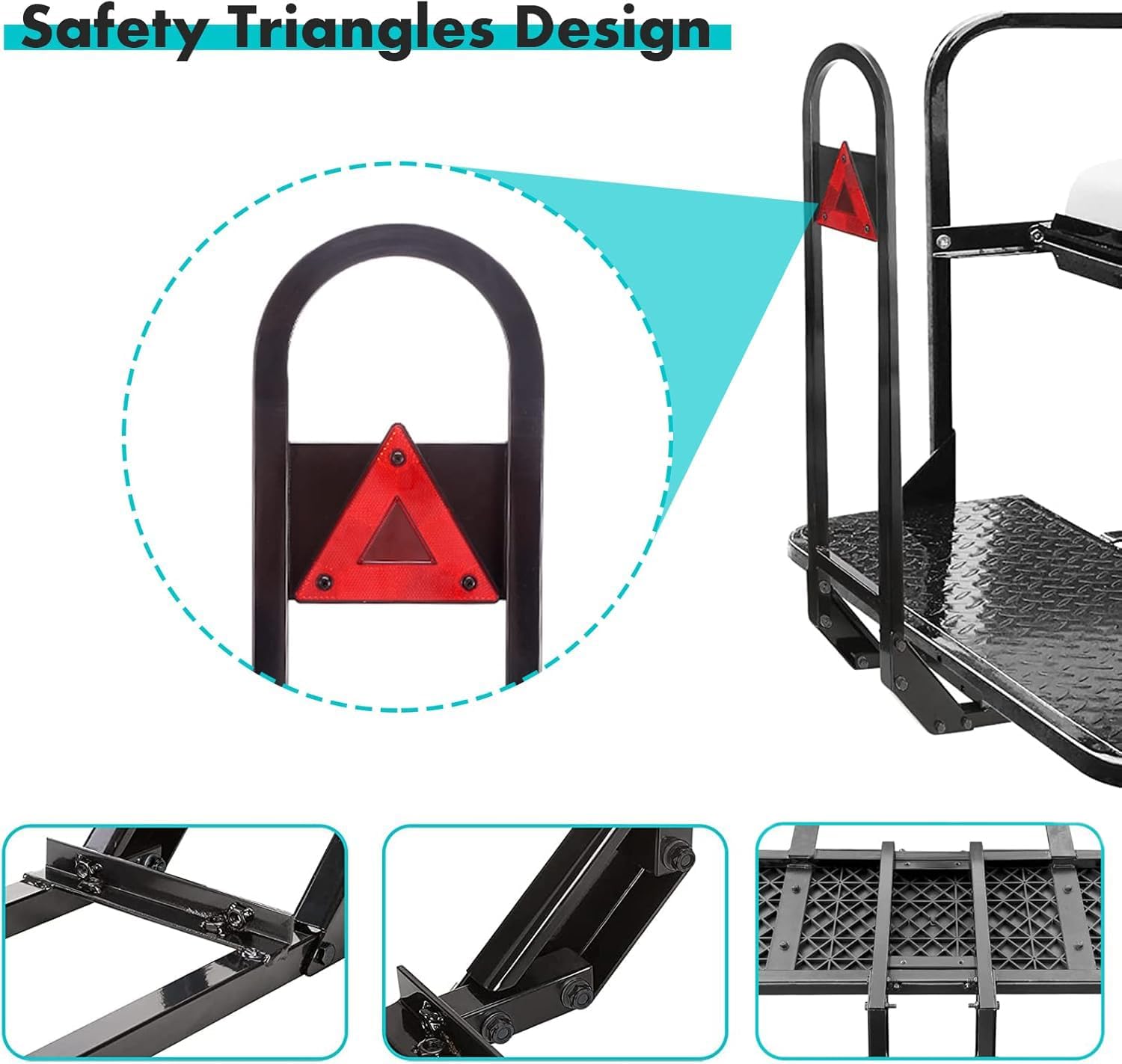 Triangular safety reflective logo