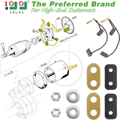 10L0L Golf Cart Motor Brush Kit