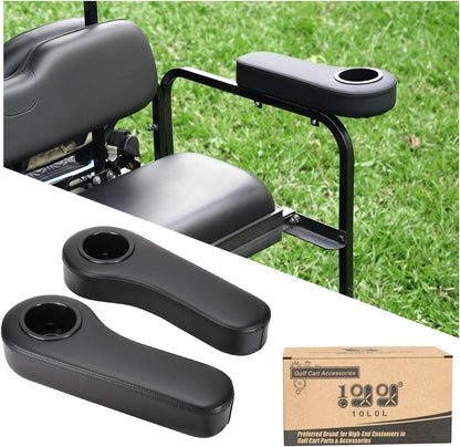 Golf Cart Armrest with Cup Holder for Club Car EZGO Yamaha