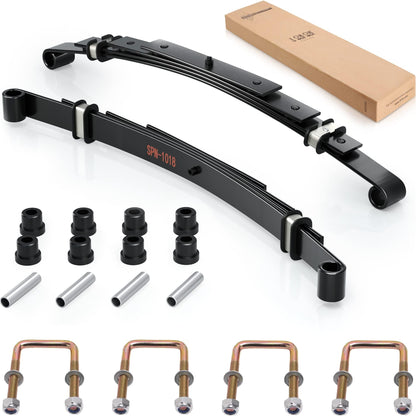 Golf Cart Heavy Duty Rear Leaf Spring Kit - 4-leaf Spring for EZGO TXT 1995-2013