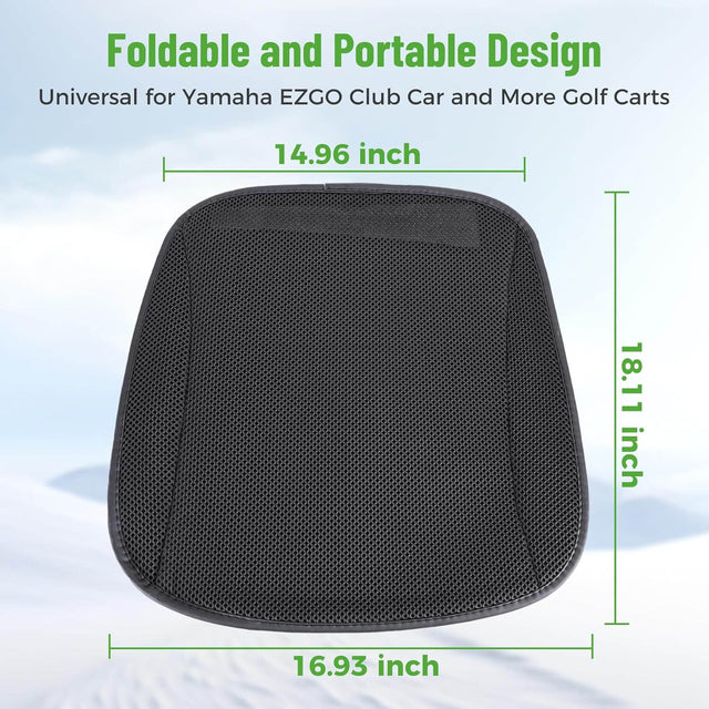 Golf Cart Heated Seat Cushion for Yamaha EZGO Club Car - 10L0L