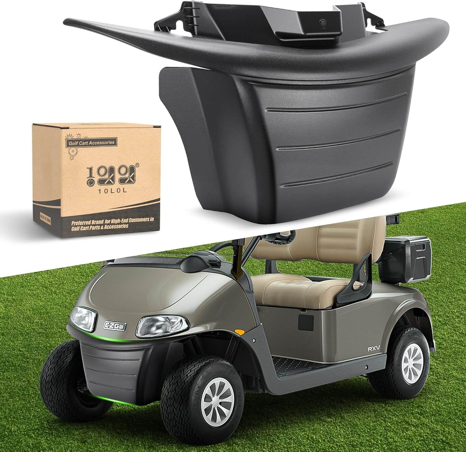 10L0L Golf Cart Front Bumper