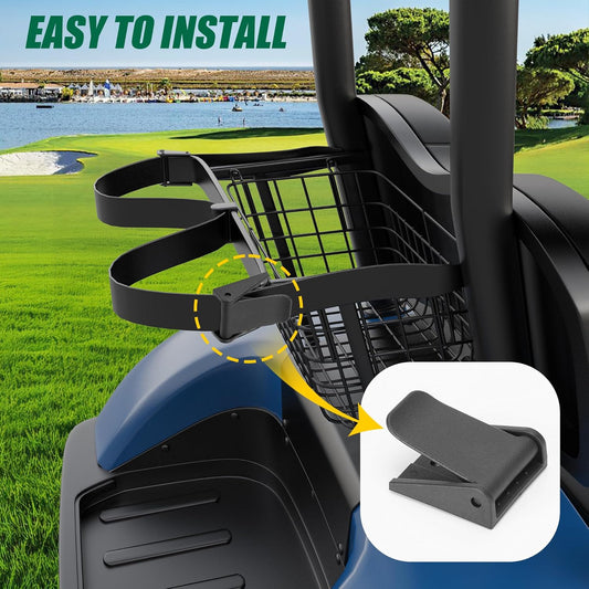 Golf Cart Bag Rack Strap Buckle 2-Pack for Yamaha G16 G19 G22 G29