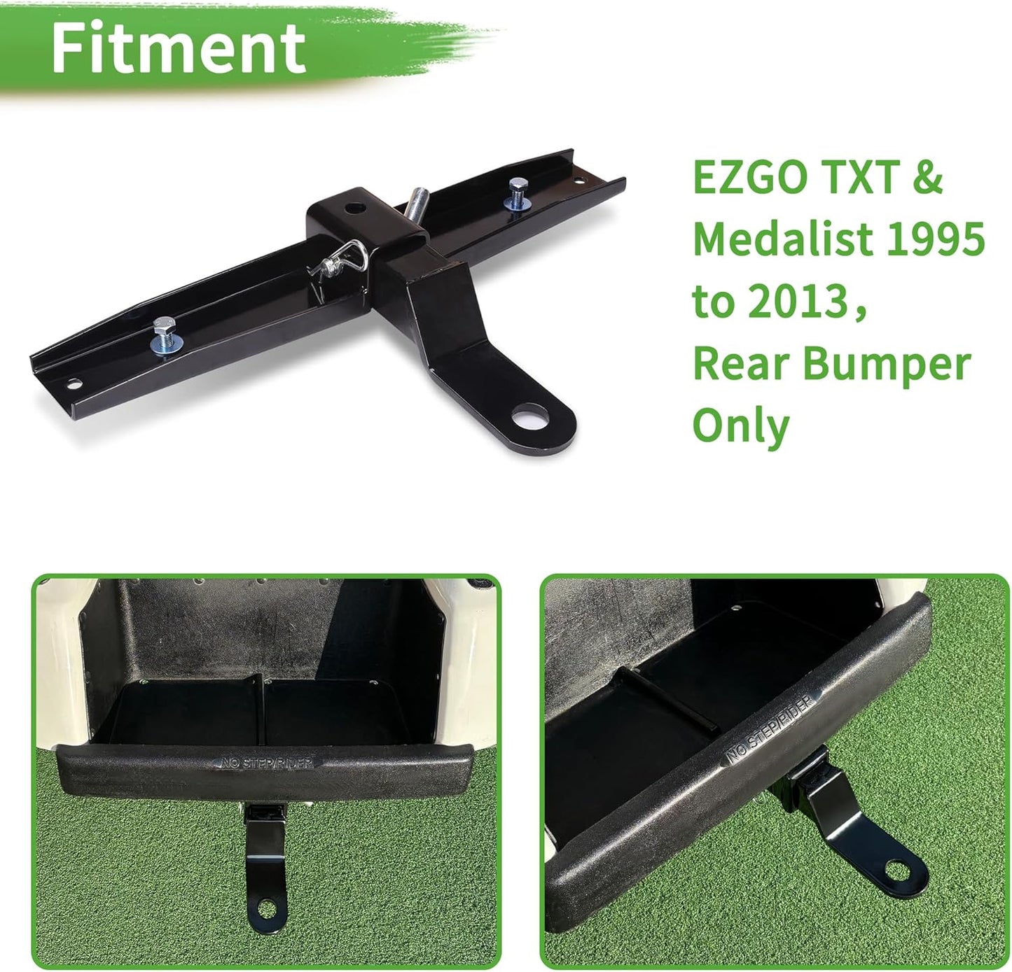 Golf Cart Trailer Hitch and Receiver for EZGO TXT & Medalist 1995-2013