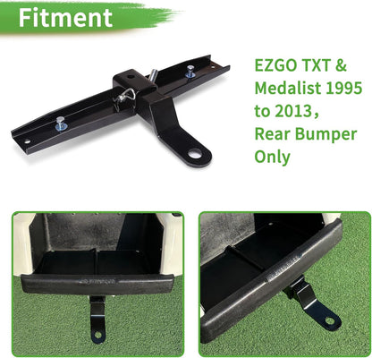 Golf Cart Trailer Hitch and Receiver for EZGO TXT & Medalist 1995-2013