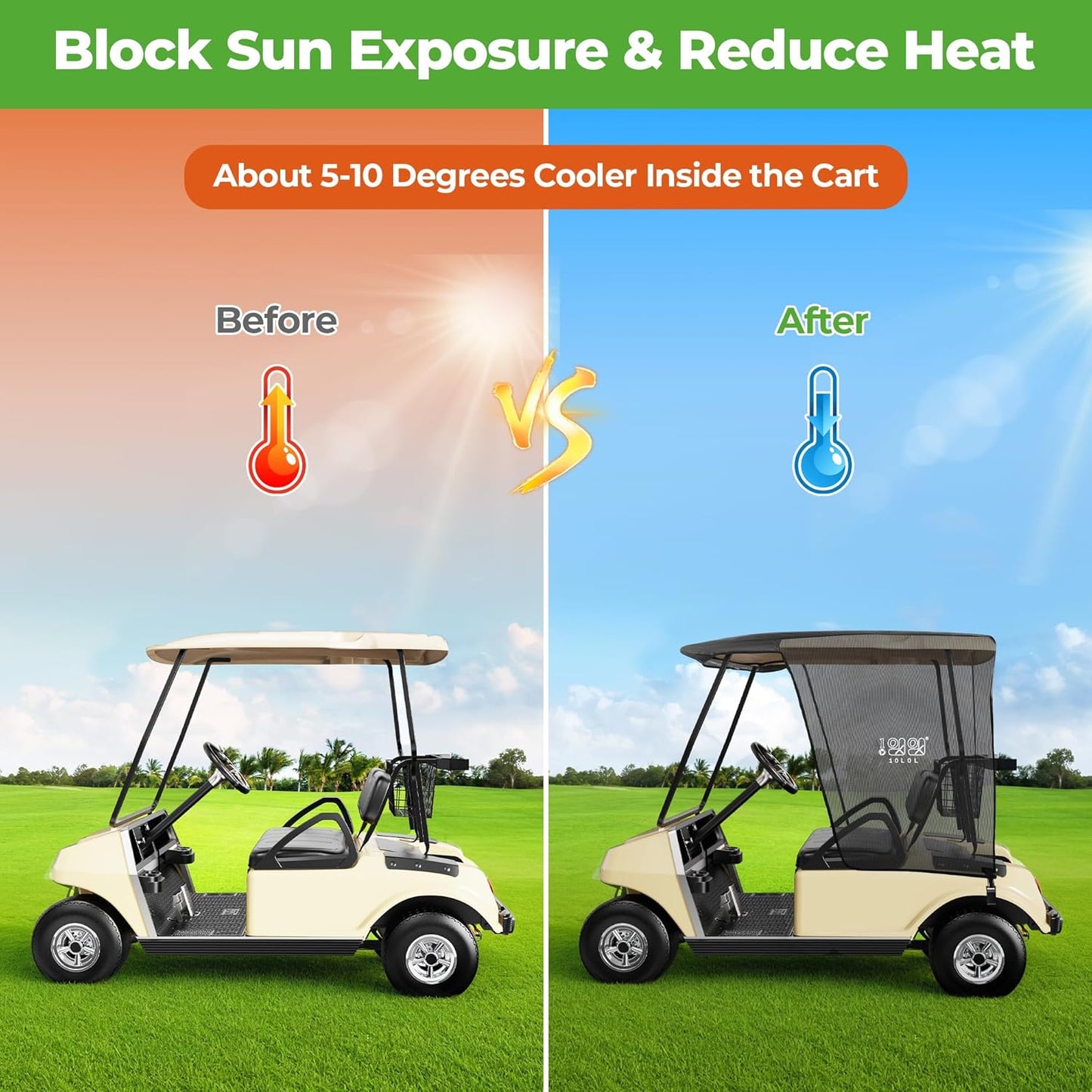 Block Sun Exposure & Reduce Heat