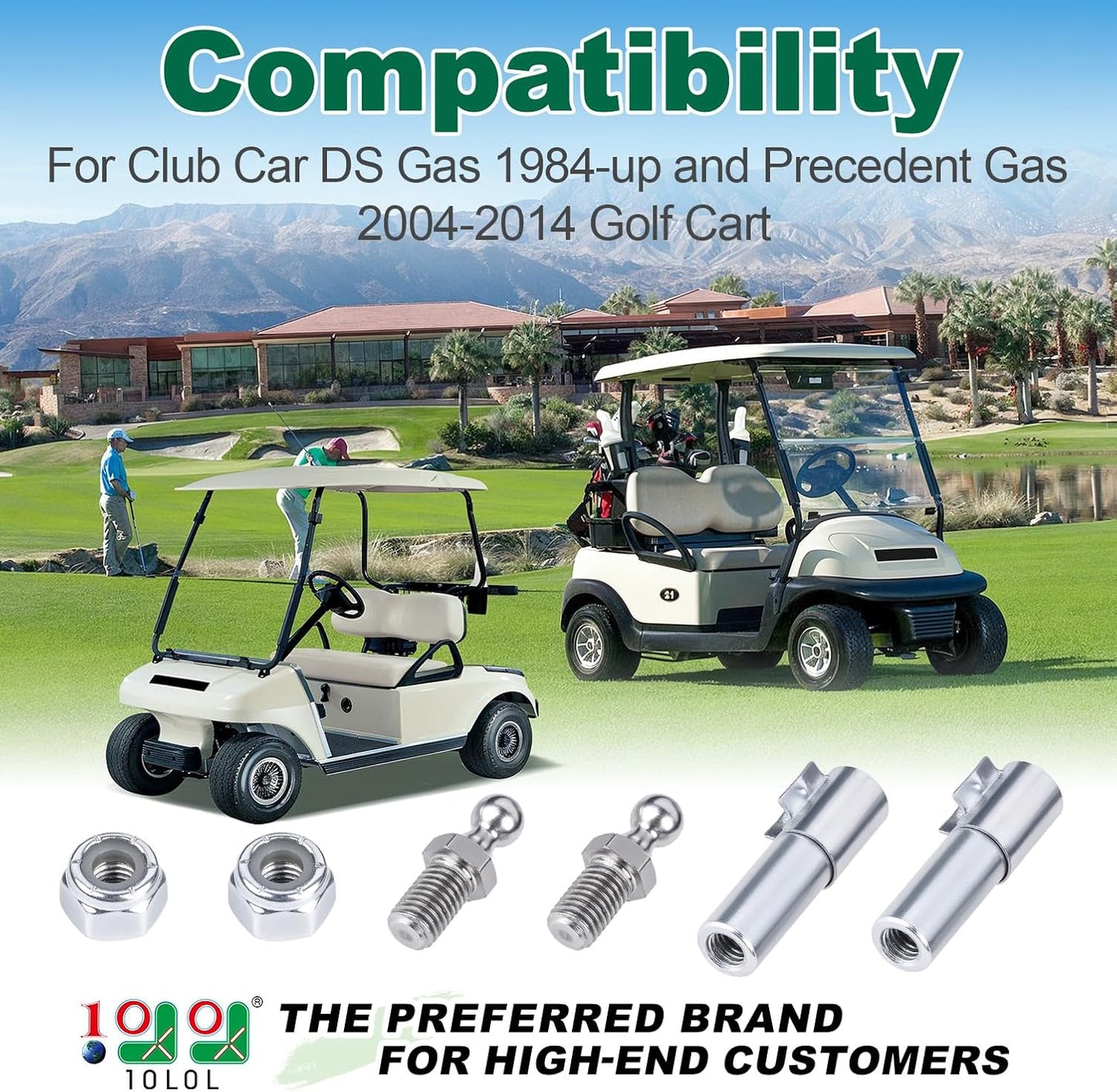 Golf Cart Transmission Cable End and Ball Stud Kit