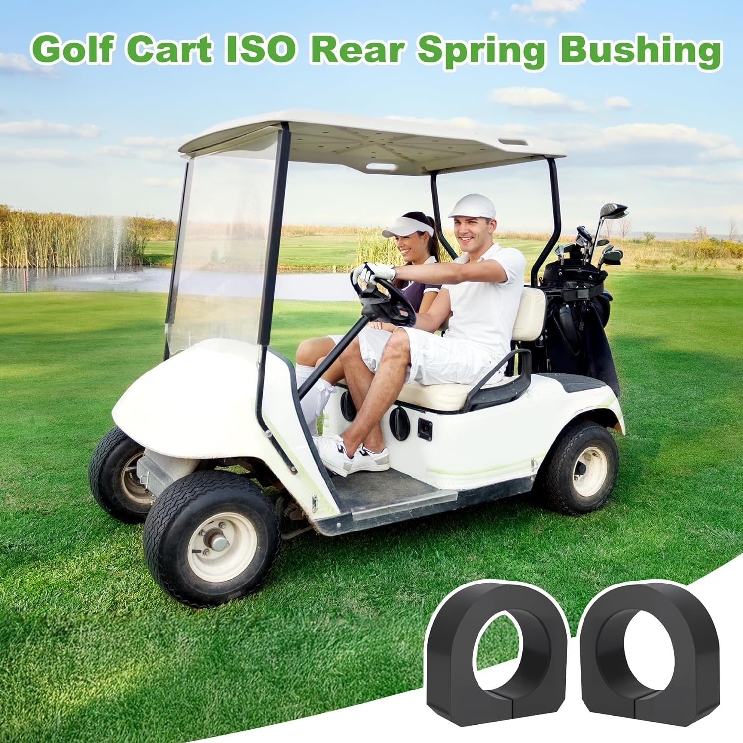 EZGO TXT/Medalist Rear Axle ISOMOUNT Bushings