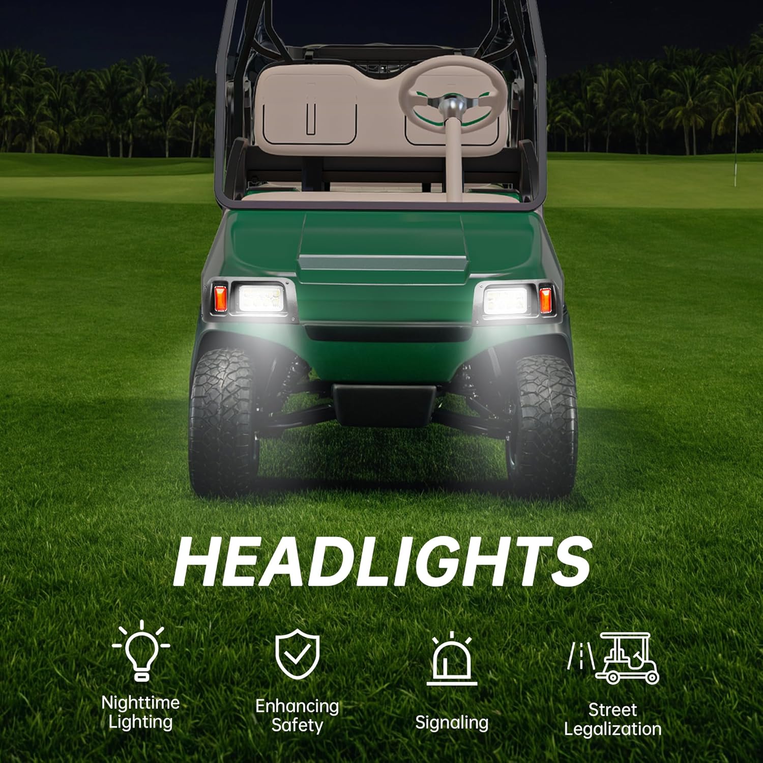 Club Car DS Headlight Kit (1993+)