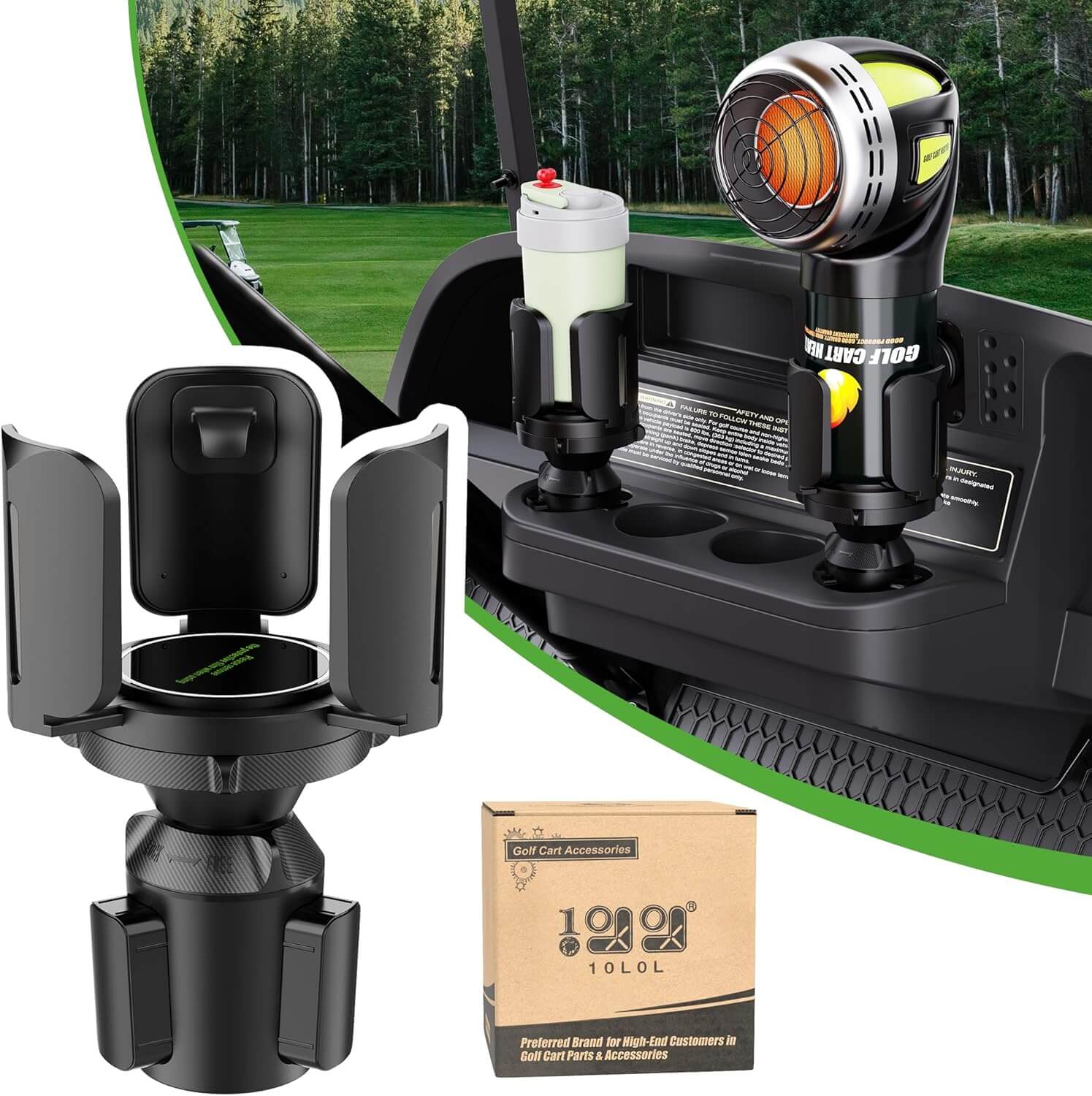 Golf Cart Heater Propane Cup Holder Drink Cup Holder