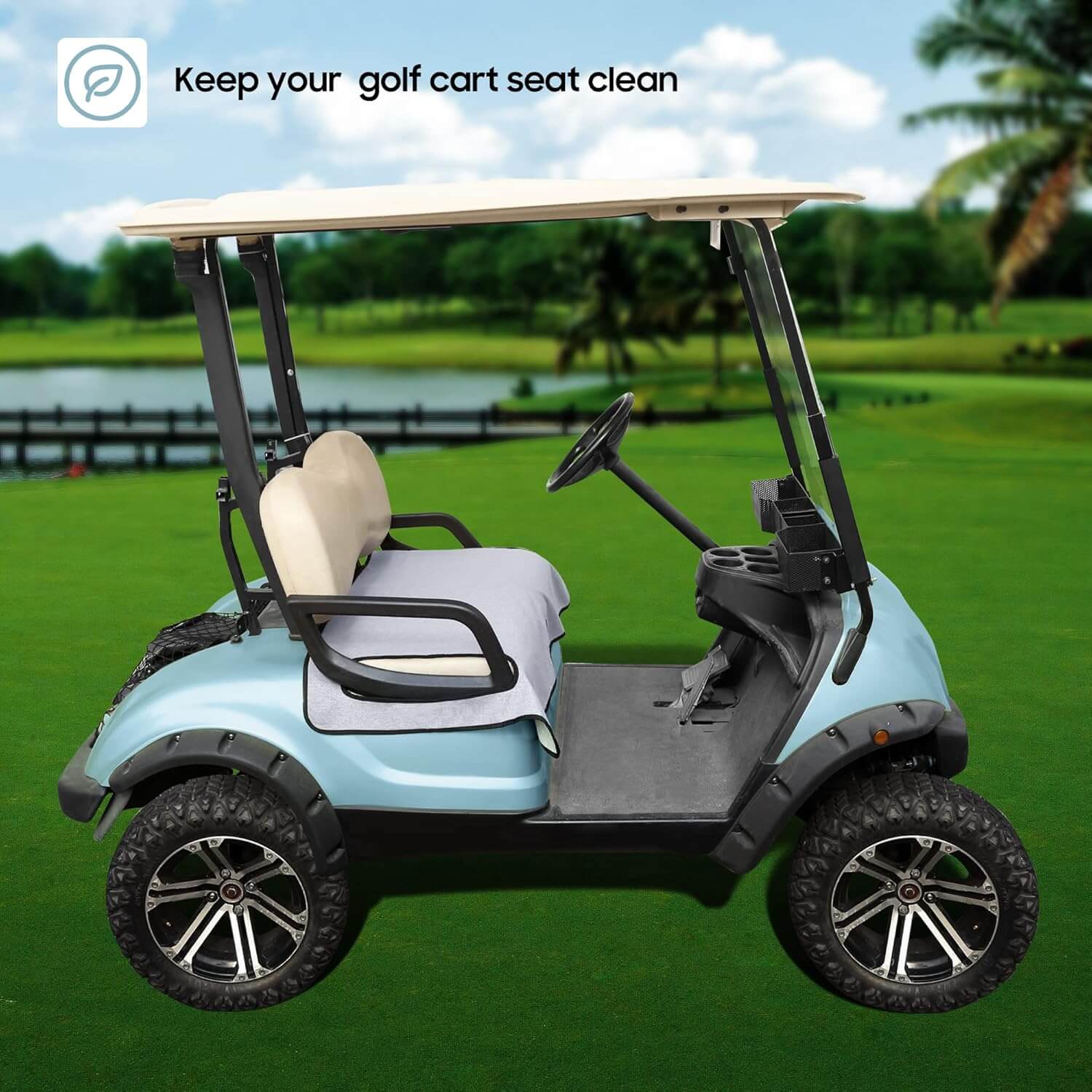Keep your golf cart seat clean