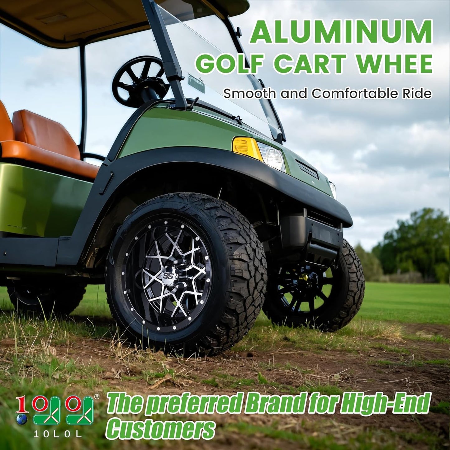 10L0L 12"/14" Golf Cart Aluminum Wheels