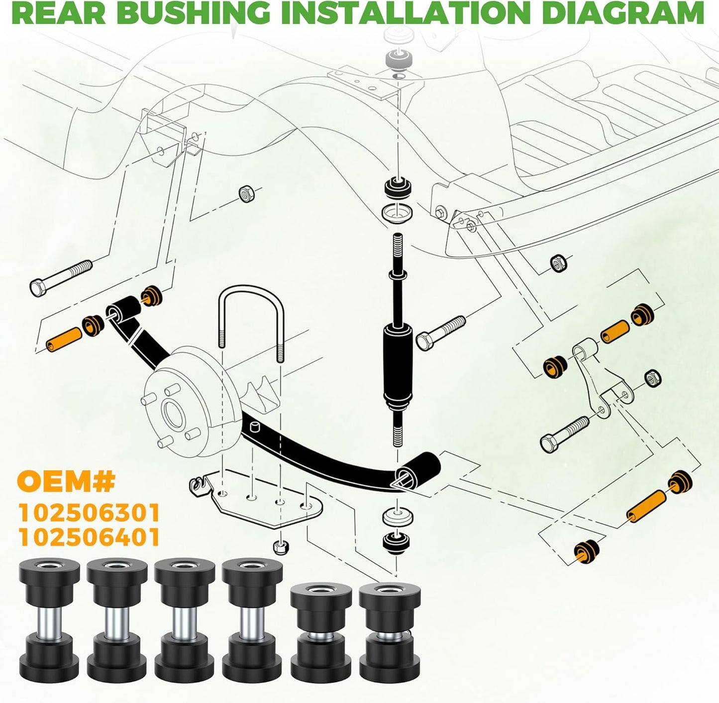 Complete Suspension Bushing Kit