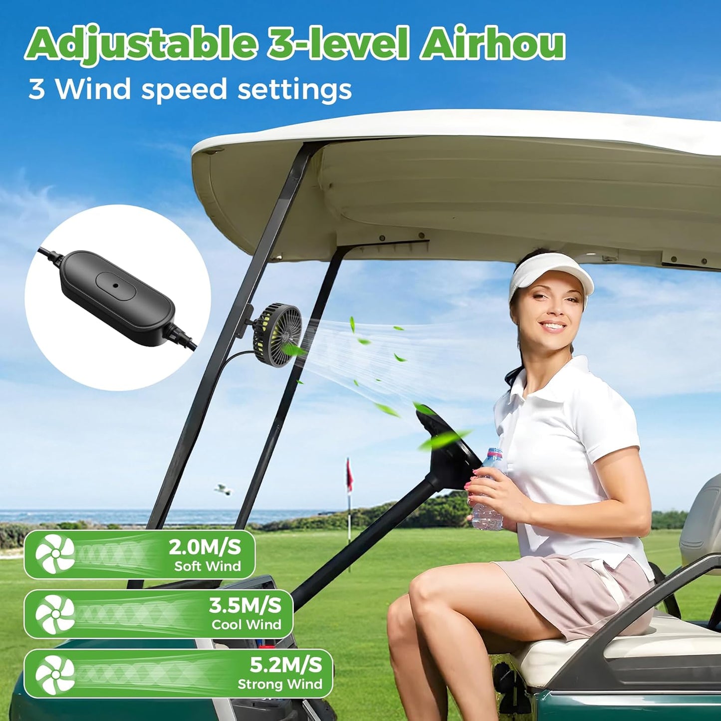 3-Speed Portable Fan