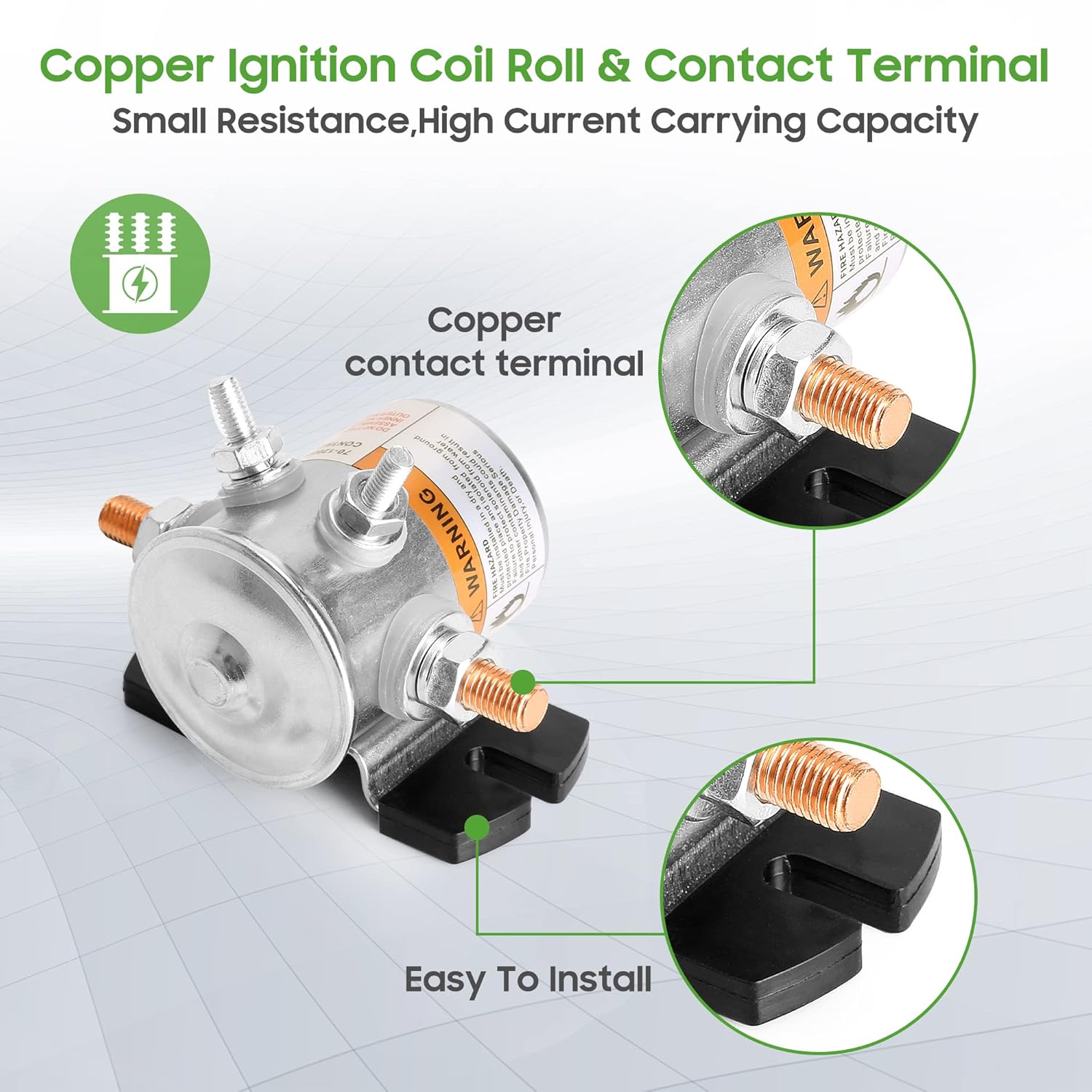 copper lgnition Coil Roll & contact Termina