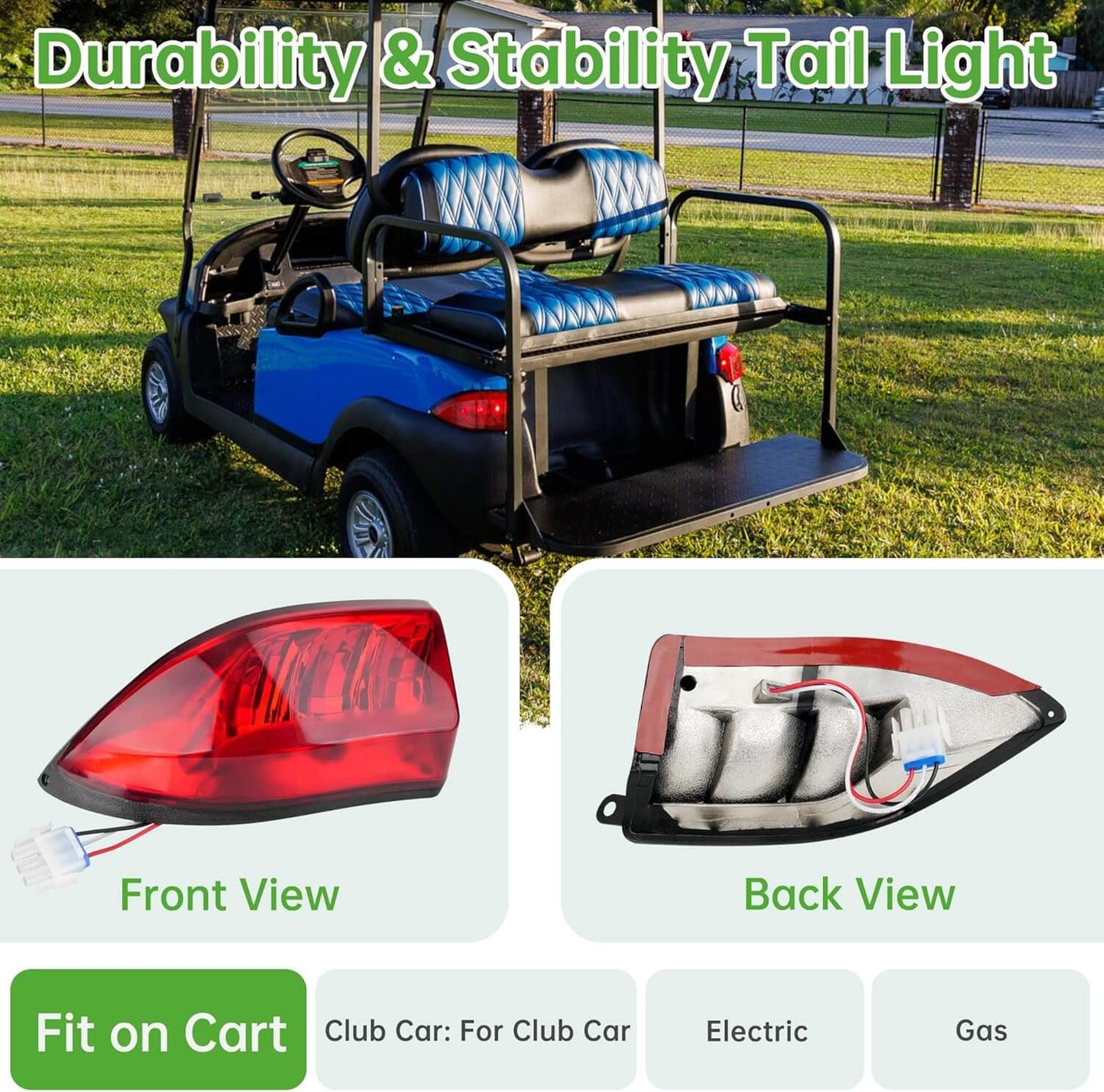 Durability & Stability Tail Light