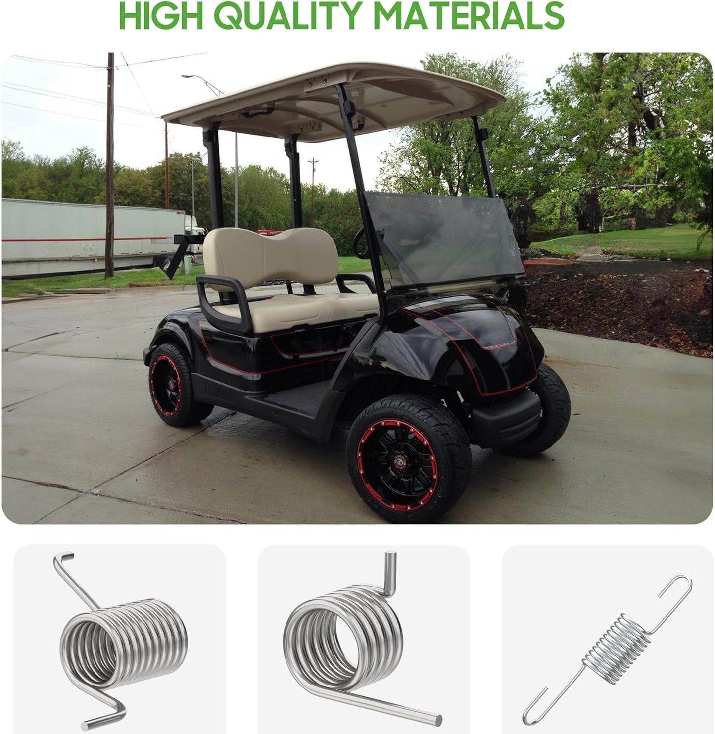 Golf Cart Brake Pedal Hook Spring Kit, Return Spring for Yamaha G29 Drive 2007-2012.5 - 10L0L