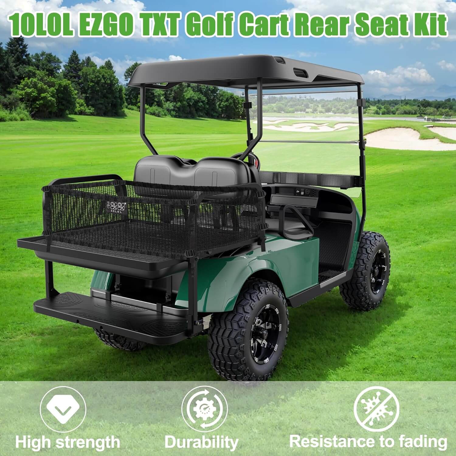 10L0L ELGO TXT Golf Gart Rear Seat Kit