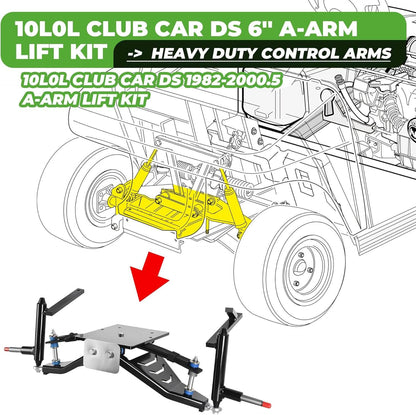 Applicable to Club Car DS 1982-2003