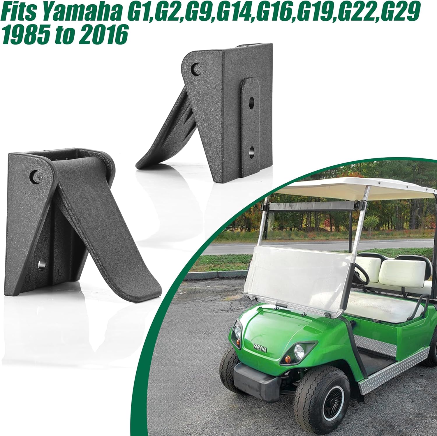 Golf Cart Bag Rack Strap Buckle 2-Pack for Yamaha G16 G19 G22 G29