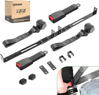 10L0L Three-Point Golf Cart Seat Belt