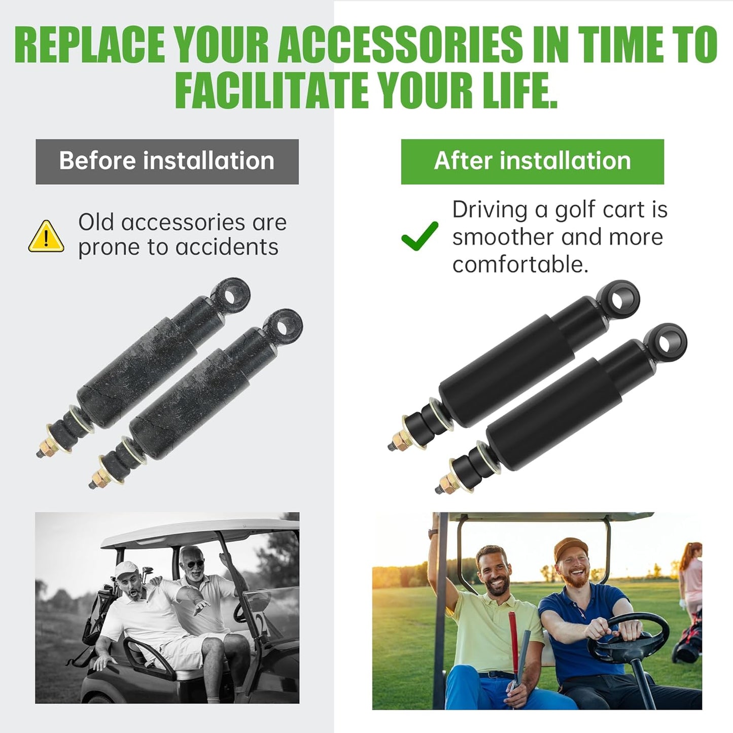Rear shock absorber kit