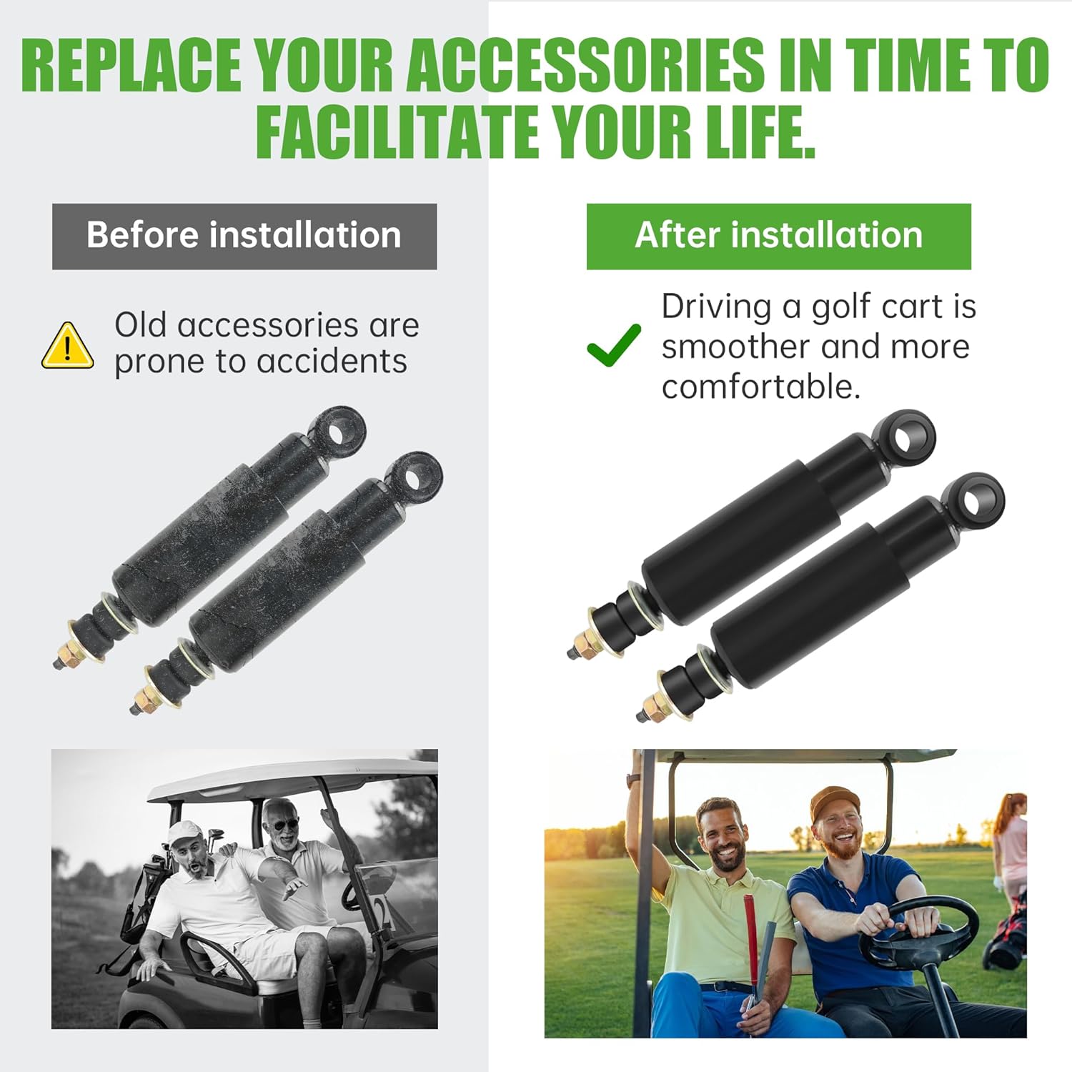 Rear shock absorber kit