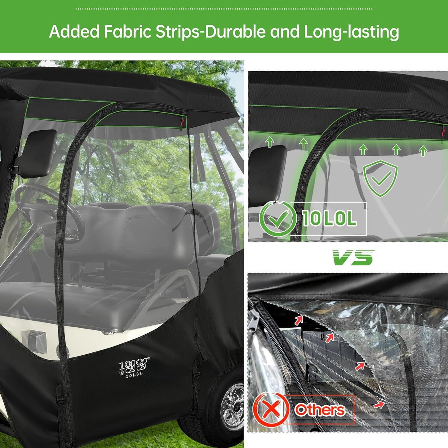 Added Fabric Strips-Durable and Long-lasting