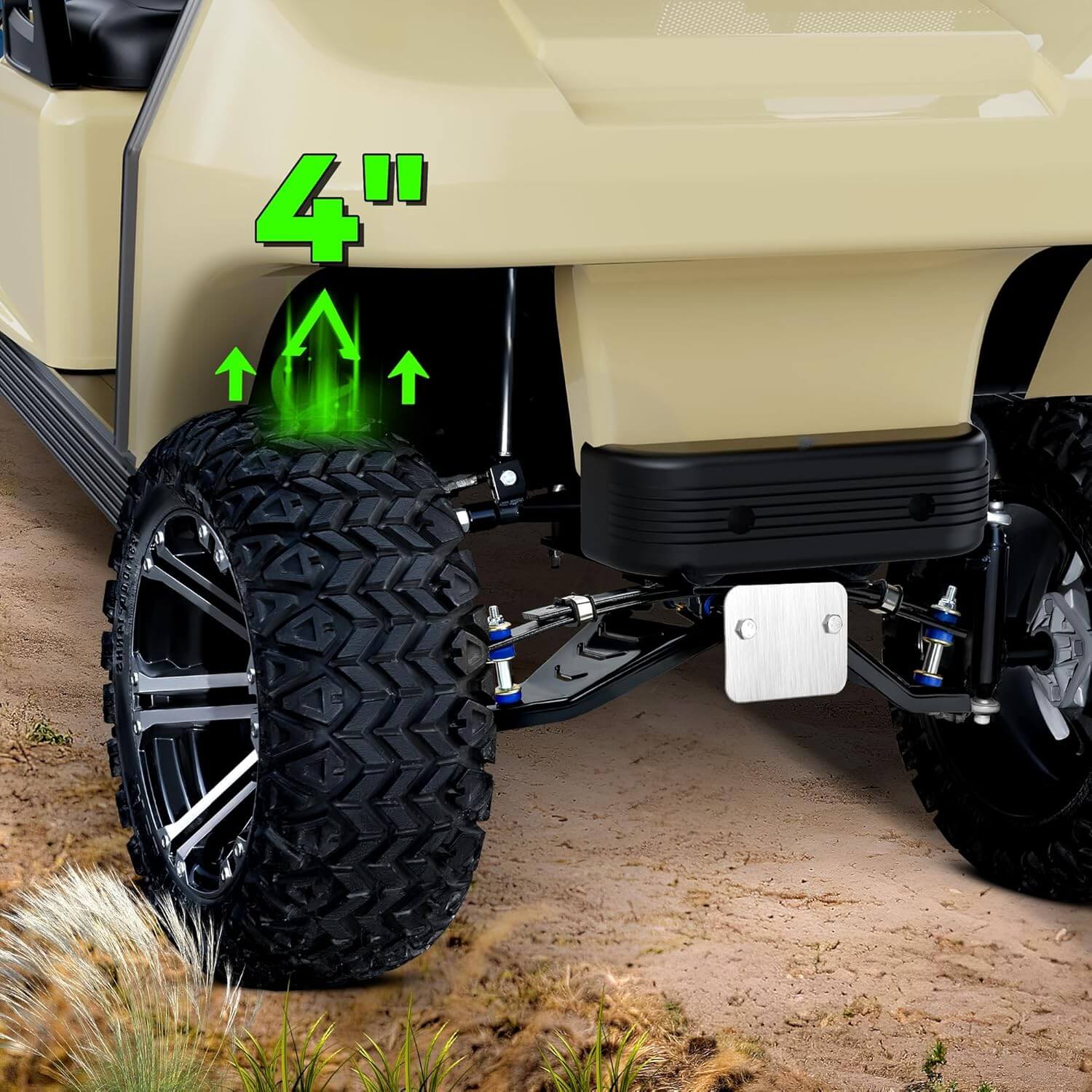 6 Inch Golf Cart A-Arm Lift Kit for Club Car DS