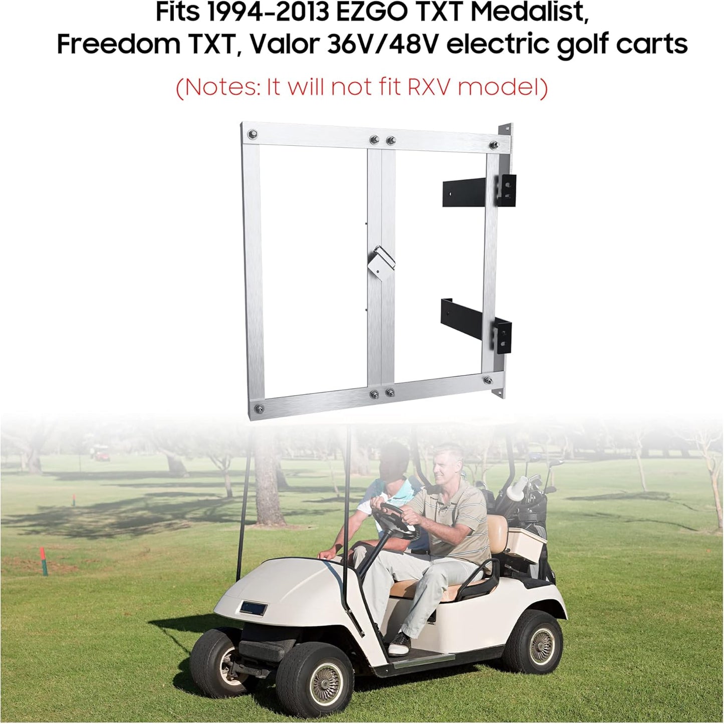 10L0L Aluminum Battery Tray Rack for EZGO TXT/Medalist
