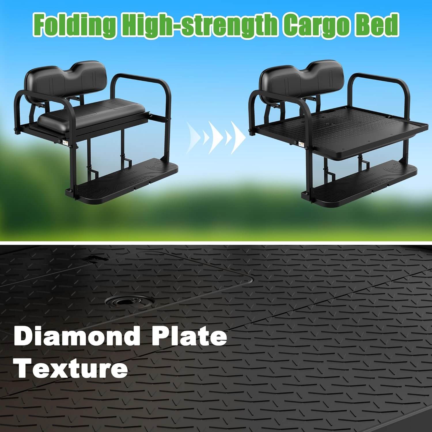 Folding High-strength Gargo Bed