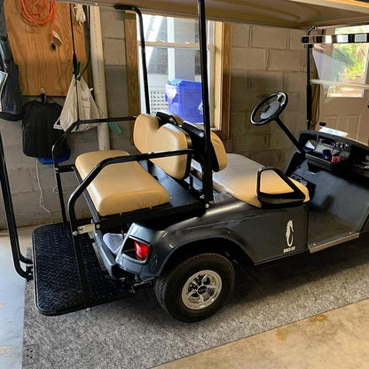 10L0L Golf Cart Premium Garage Floor Mat-Waterproof Anti-Slip Thickened Mat