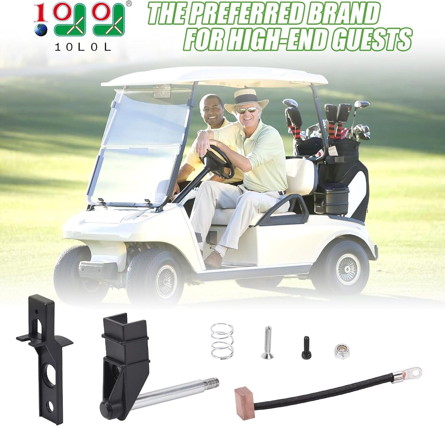 10L0L Club Car DS 36V 1988+ Divider V-Slide Wiper Arm