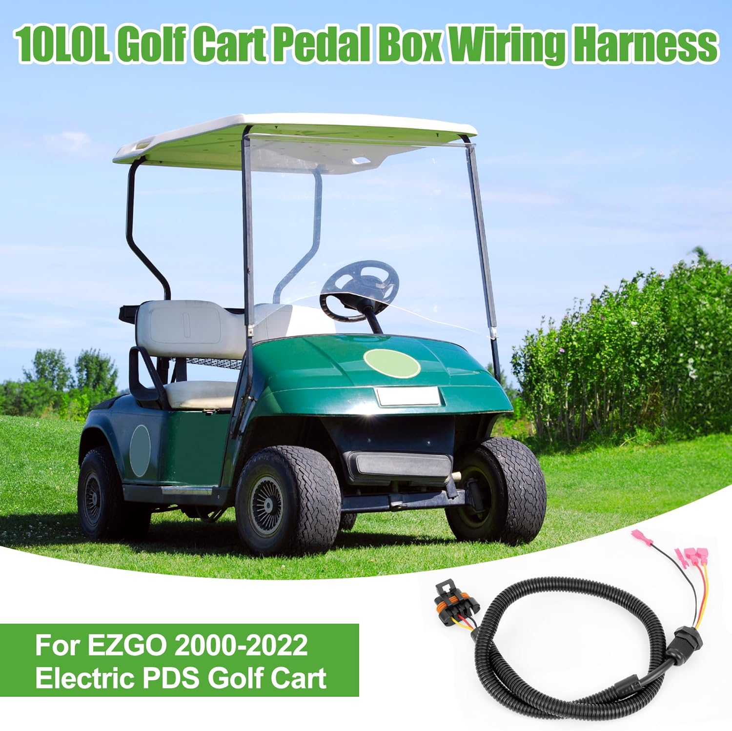 10l0l Golf Cart Pedal Box Wiring Harness