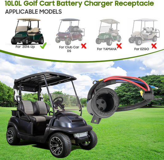 10L0L Golf cart Battery charger Receptacle