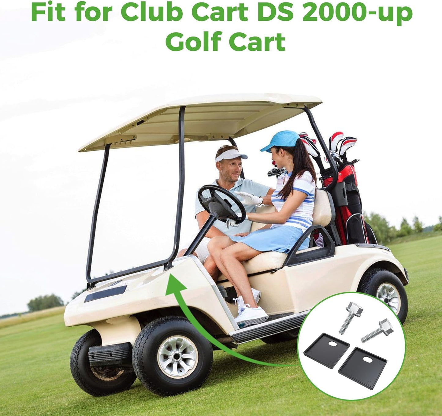 Club Car DS Front Top Strut Mount Pads