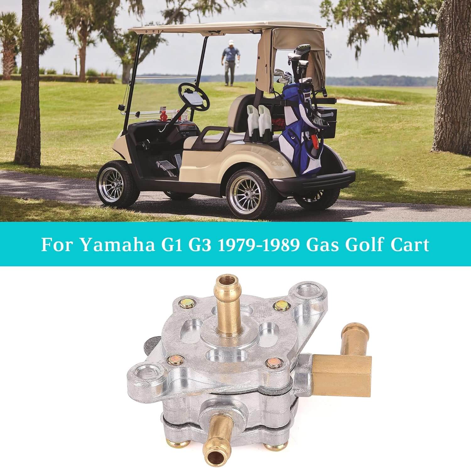 Golf Cart Fuel Pump for Yamaha G1 G3 1979-1989 Gas