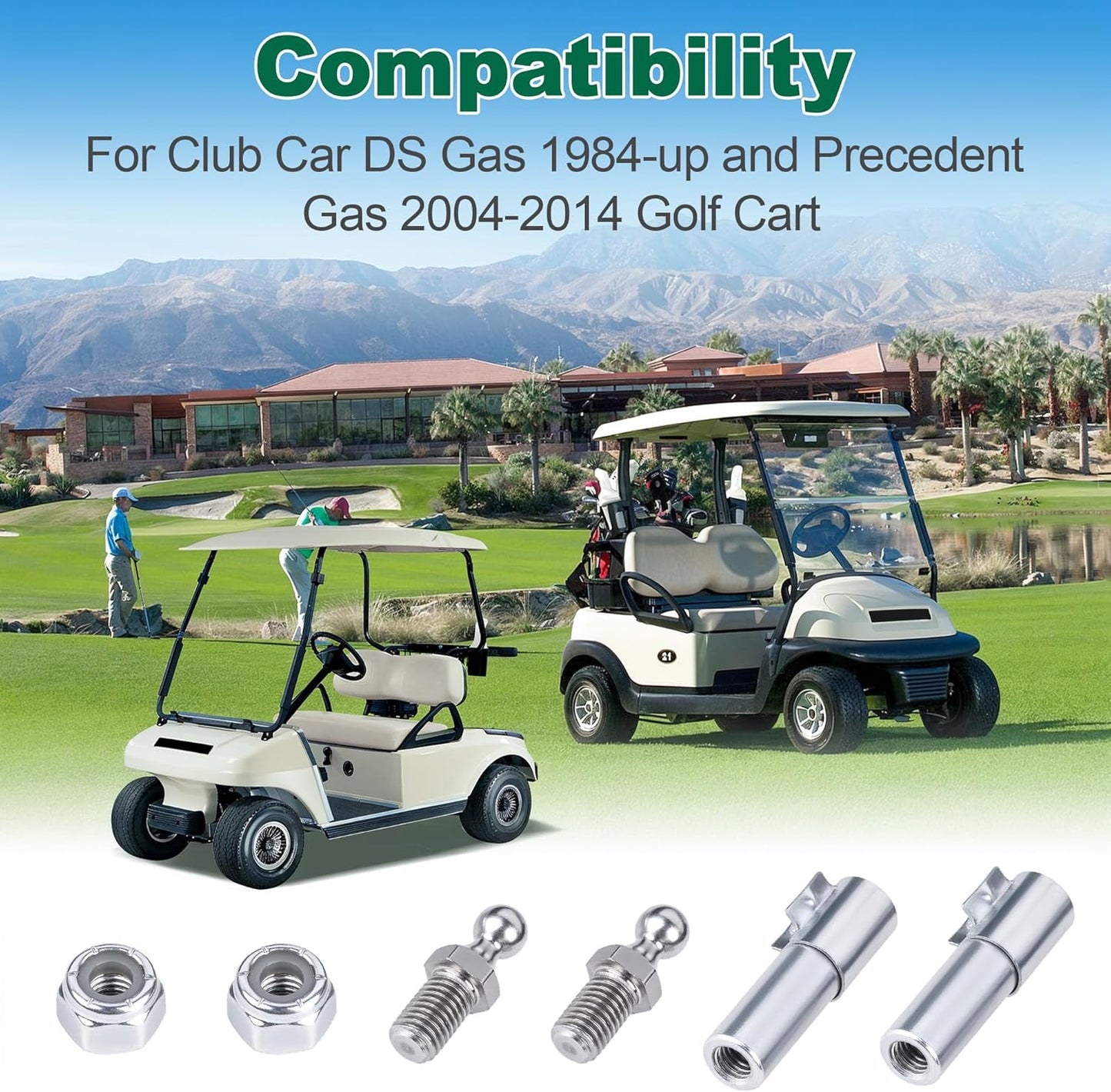 Golf Cart Transmission Cable End and Ball Stud Kit
