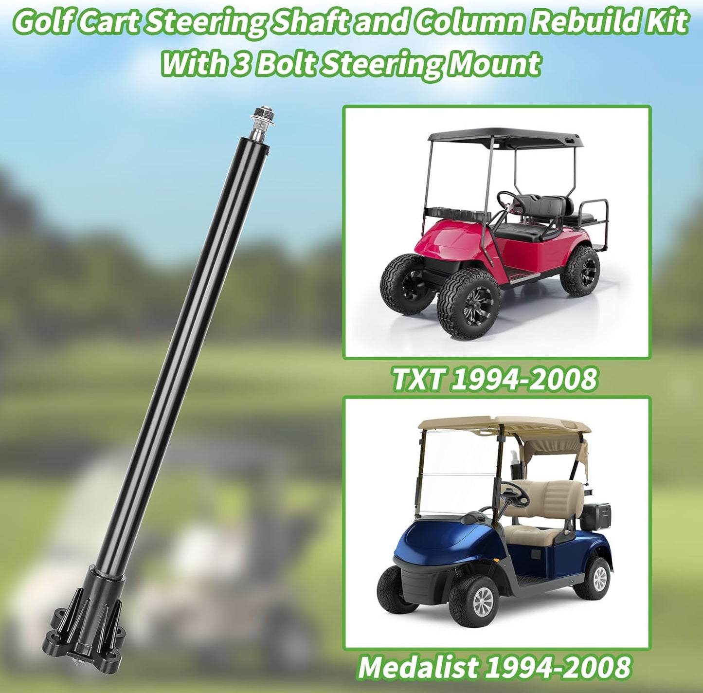 Golf Cart Steering Shaft and Column Rebuild Kit
