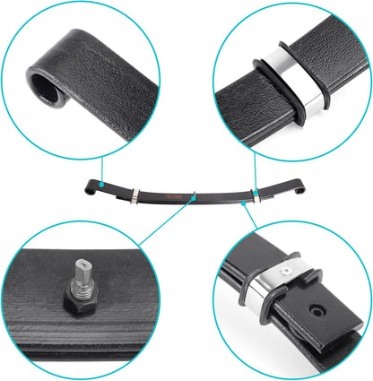10L0L Golf Cart Heavy Duty Front 2-Leaf Spring Kit