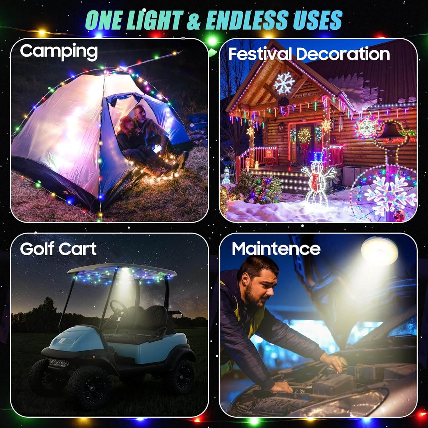 One lamp for multiple uses