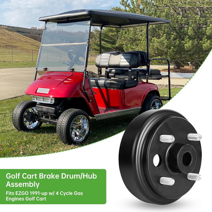 10L0L Brake Hub Drum for 4 Cycle Gas EZGO TXT, RXV, Marathon
