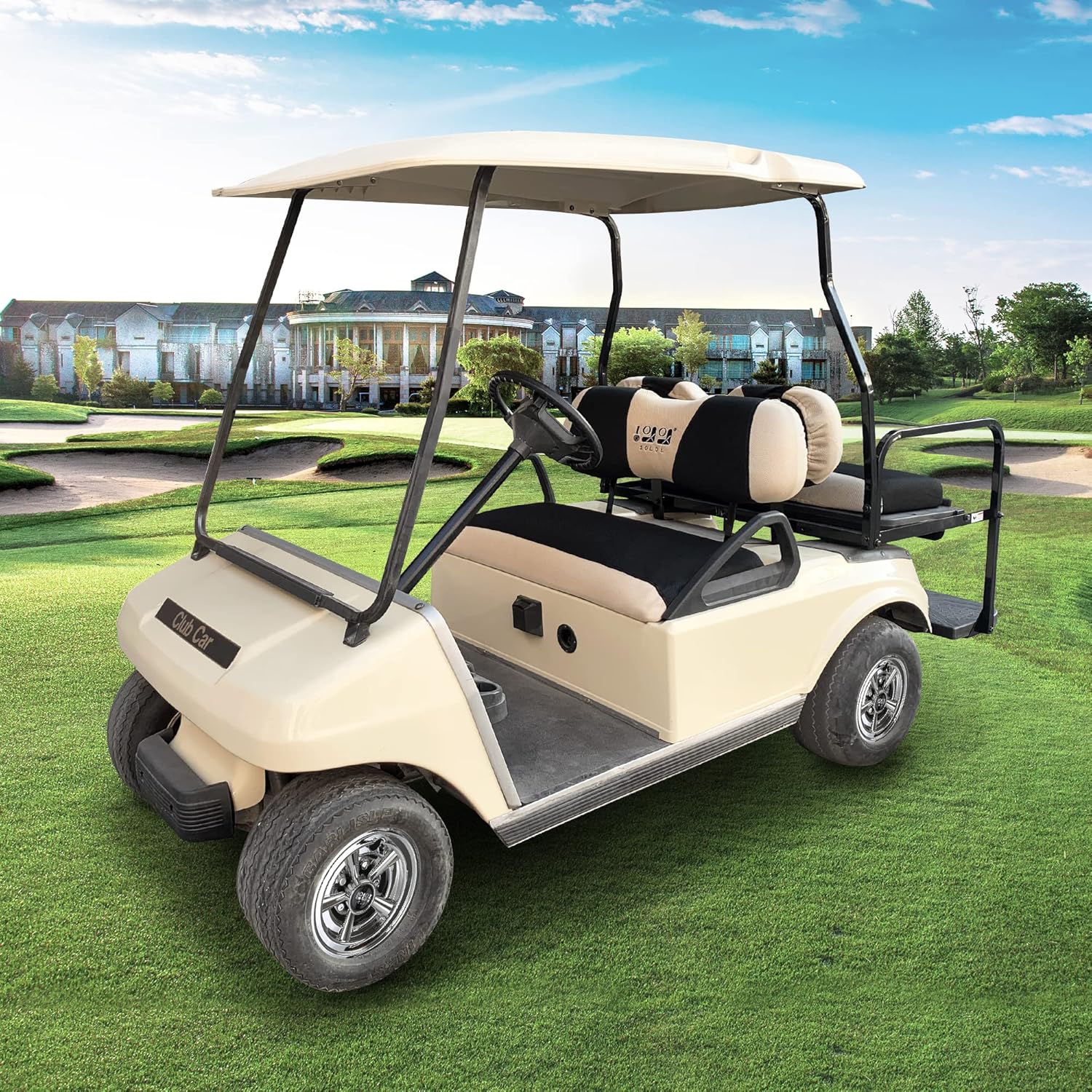 10L0L Golf Cart Front + Rear Seat Cover