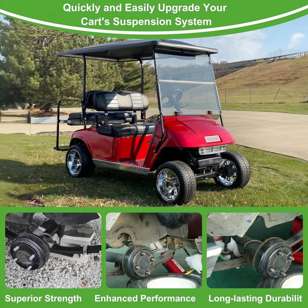 10L0L Golf Cart Heavy Duty 3 Leaf Spring Kit
