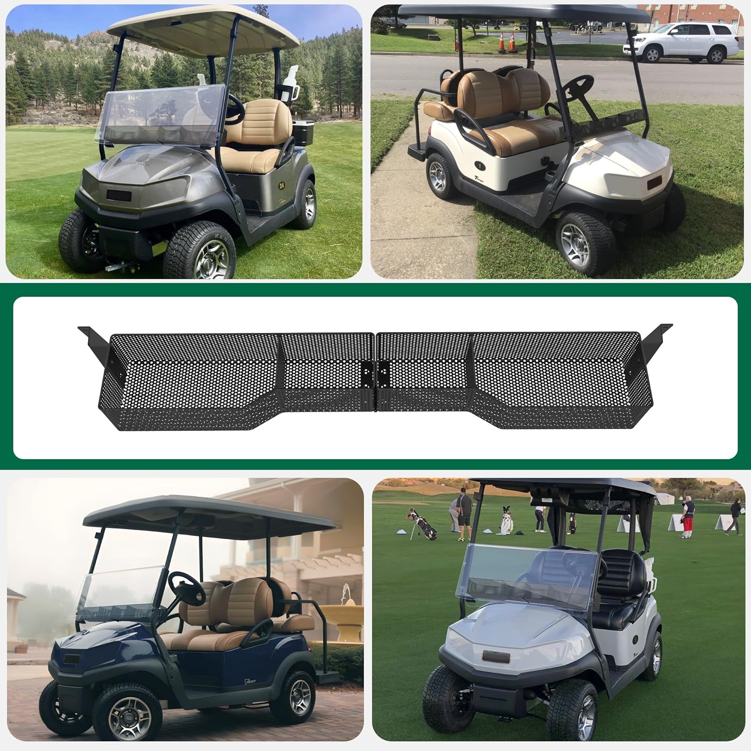 Golf Cart Interior Storage Basket