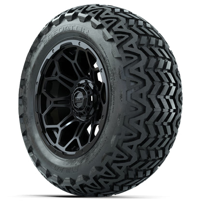 GTW Bravo 14” Golf Cart Wheels & 23” Predator All-Terrain Tires Combo
