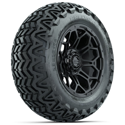 GTW Bravo 14” Golf Cart Wheels & 23” Predator All-Terrain Tires Combo