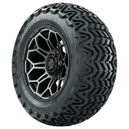 GTW Bravo 14” Golf Cart Wheels & 23” Predator All-Terrain Tires Combo